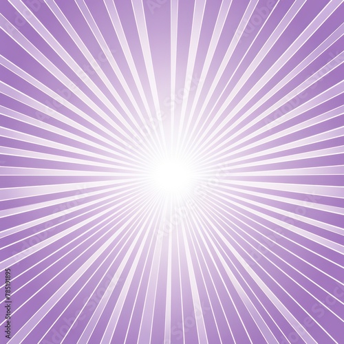 Lavender abstract rays background vector presentation design template with light grey gradient sun burst shape pattern