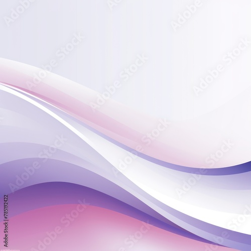Lavender and white background vector presentation design, modern technology business concept banner template with geometric shape