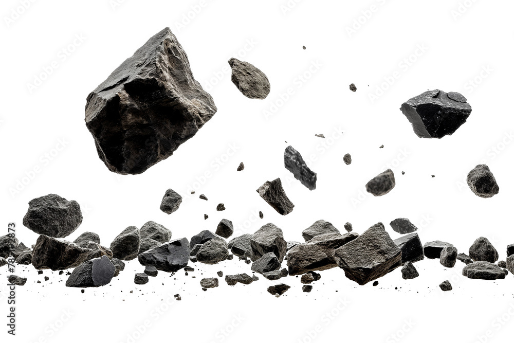 Piece of coal isolated on a transparent background. Piece of coal isolated on a transparent background.