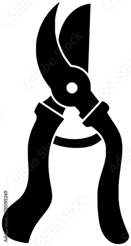 farm illustration garden silhouette harvest logo nature icon plant outline gardening pruner tool agriculture work gardener black hobby crop shape hand grow tree for vector graphic background