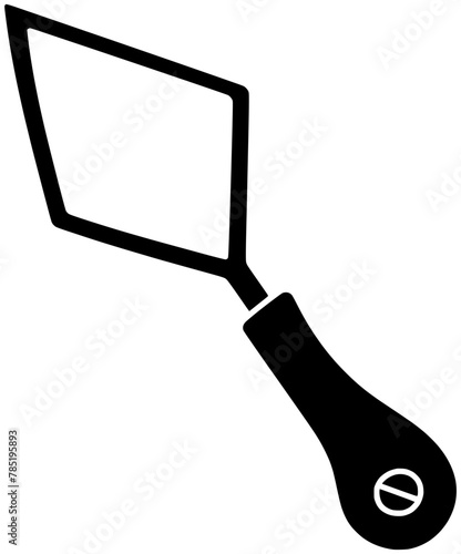 agriculture illustration weeder silhouette farm logo farming icon equipment outline garden gardening tool plant fork farmer black cultivation agronomy shape grass spade agrarian for vector graphi