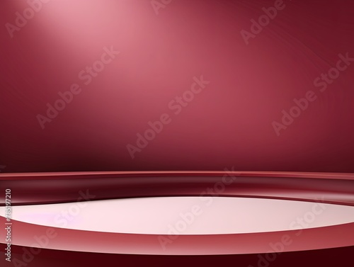 maroon abstract background vector  empty room interior with gradient corner in a color for product presentation platform