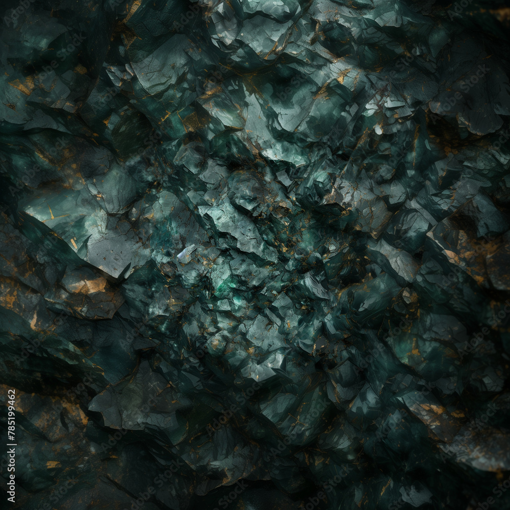 Obraz premium Green mineral texture, mountain texture, geology