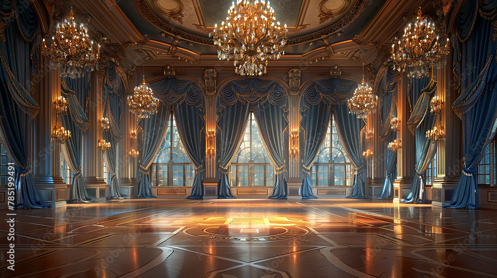 Obraz premium Zen-Inspired Living: Clean lines, natural materials, and tranquil decor create modern Asian ambiance.