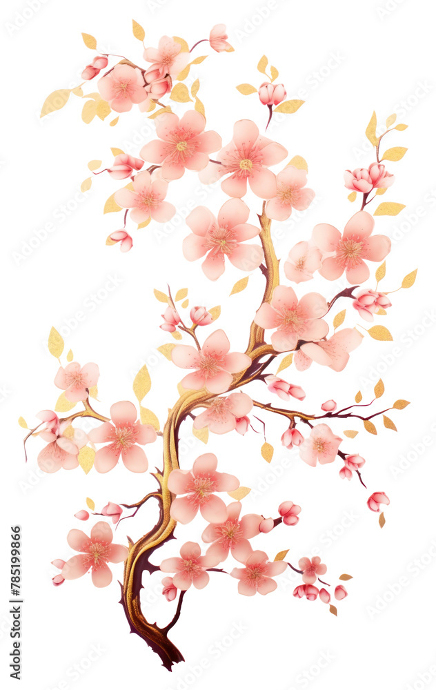 PNG Cherry blossom flower plant springtime. AI generated Image by rawpixel. PNG Cherry blossom flower plant springtime. AI generated Image by rawpixel.