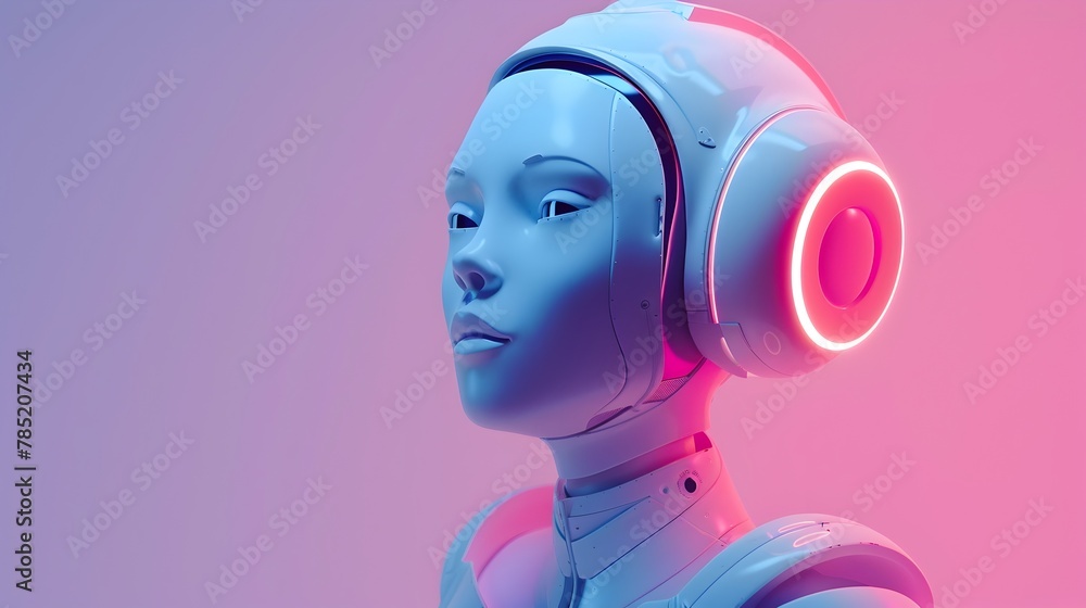 Digital Humanoid Assistant for Virtual App Icon Design Digital Humanoid Assistant for Virtual App Icon Design