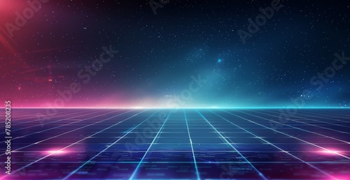 Abstract Background With Grid Pattern