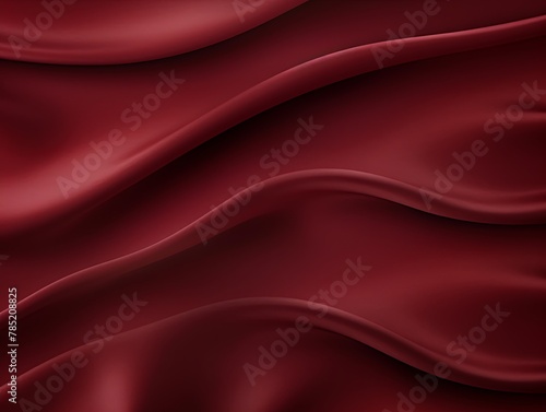 Maroon background with subtle grain texture for elegant design, top view. Marokee velvet fabric backdrop with space for text or logo