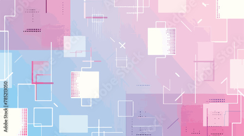 Light Pink Blue vector layout with lines rectangles.