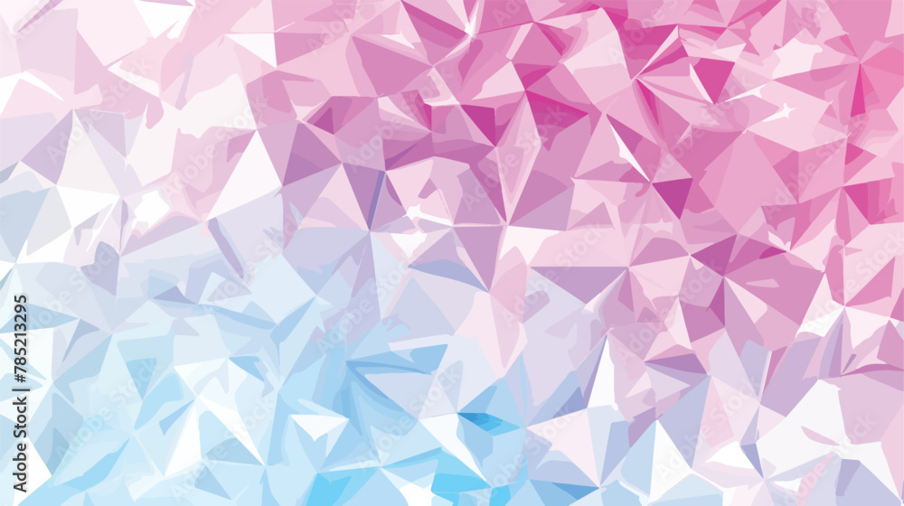 Light Pink Blue vector polygonal pattern. Elegant bri