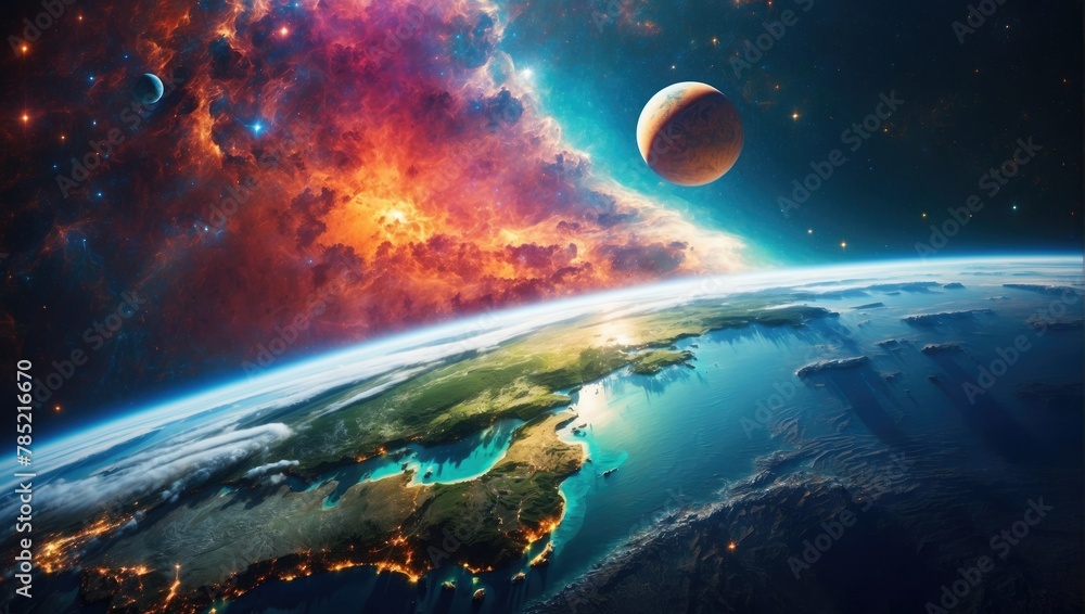 Obraz premium Planet Earth from space