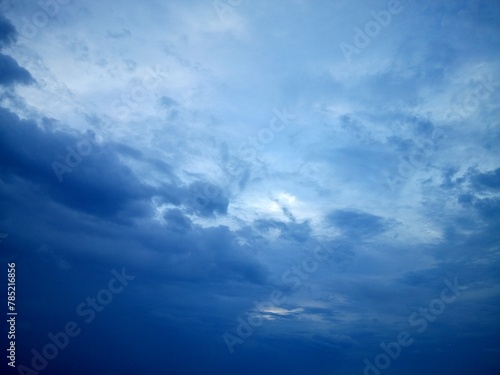 Blue Clouds in the Sky