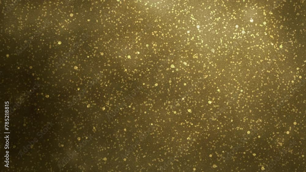 Abstract Golden Background - Gold Dust Serenade: Gentle Shimmering Motion with Floating Particles Abstract Golden Background - Gold Dust Serenade: Gentle Shimmering Motion with Floating Particles
