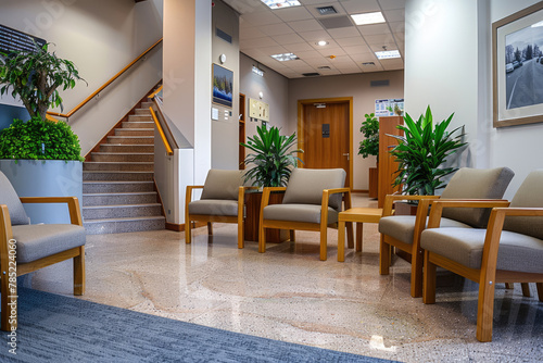 waiting area in a modern business center or clinic © Michael