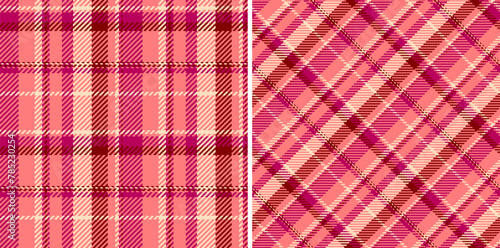 Tartan seamless plaid of check background pattern with a fabric textile vector texture. Set in christmas colors. Cozy living room ideas.