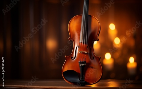 Isolated Violin photo