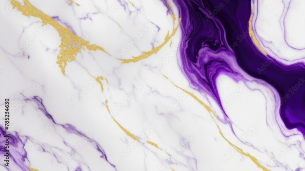 Premium luxury Purple White and gold marble background