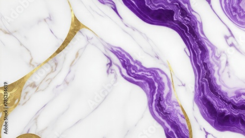 Premium luxury Purple White and gold marble background