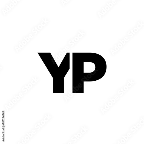 Letter Y and P, YP logo design template. Minimal monogram initial based logotype. © SolaruS