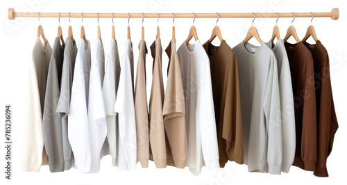 PNG Clothes hanging arrangement consumerism.
