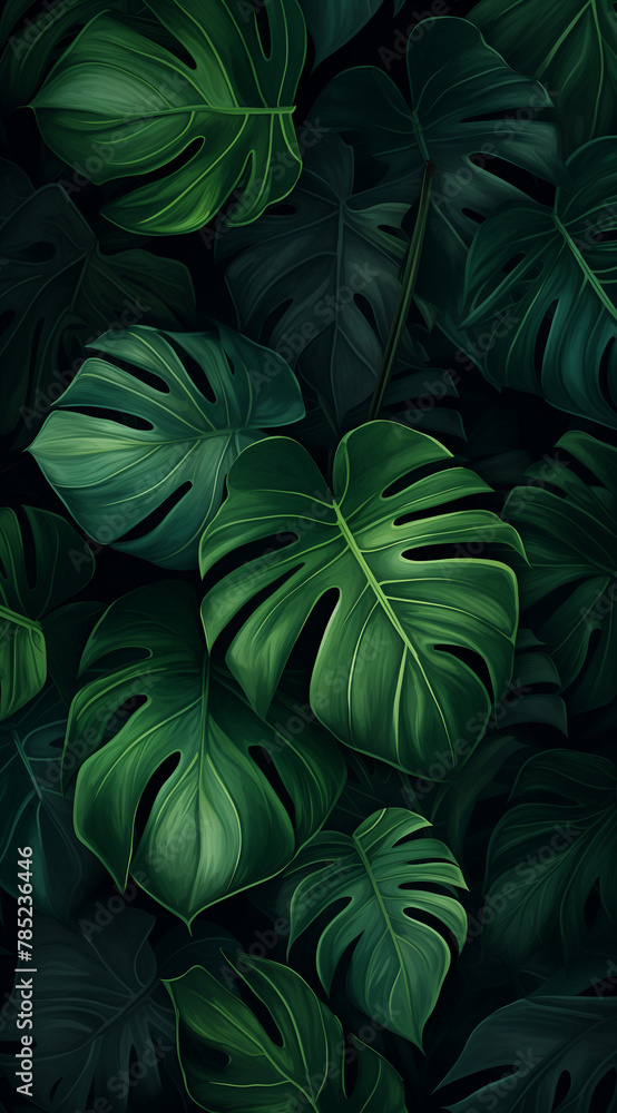 Green leaves background. Green leaves background.