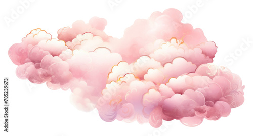PNG Pink auspicious cloud backgrounds art white background photo