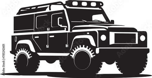 Wilderness Exploration 4x4 SUV Vector Design