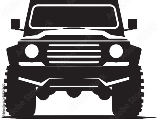 Exploring Nature 4x4 SUV Vector Artwork
