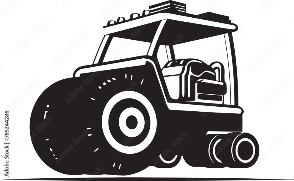 Road Construction Showcase Asphalt Roller Vector Art Road Construction Showcase Asphalt Roller Vector Art