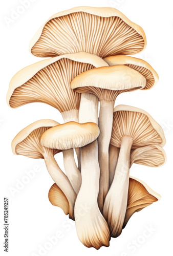 PNG Oyster mushroom fungus plant white background