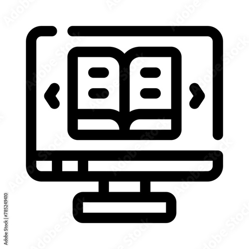 ebook line icon