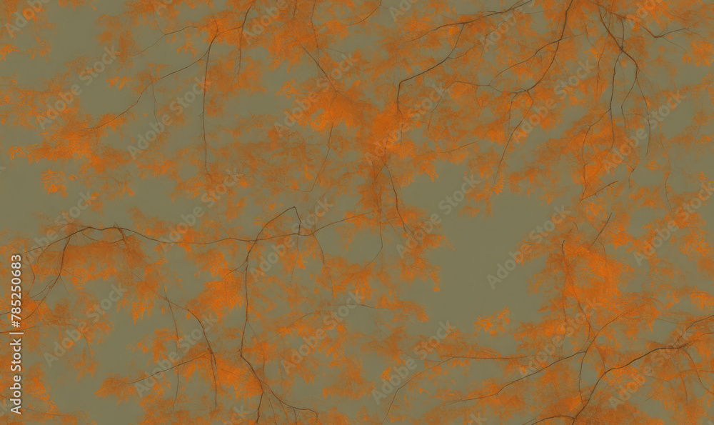 Writer, sheet with text, autumn. Abstract seamless pattern. AI generated.