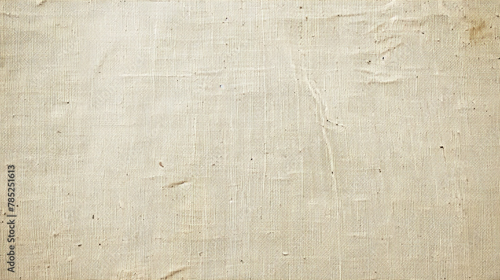 Fototapeta premium beige blank canvas paper texture background, for design or text