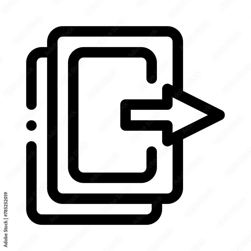 logout line icon logout line icon
