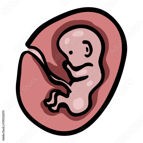 Pregnancy - Hand Drawn Doodle Icon