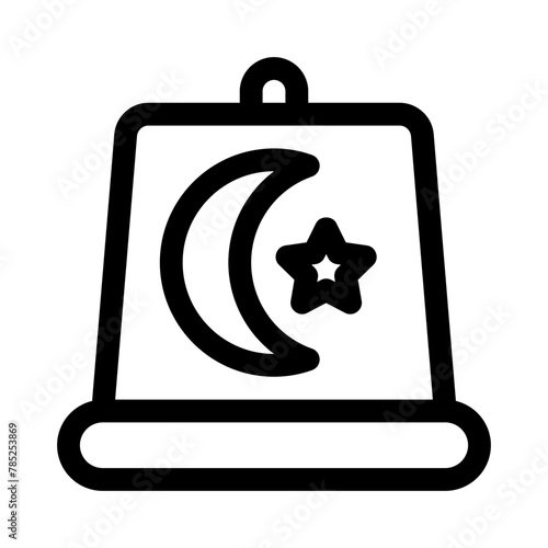 kufi line icon