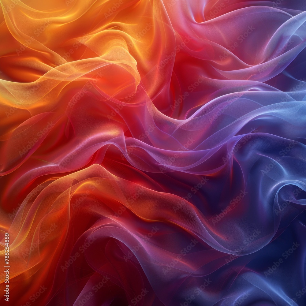Vibrant Colorful Background With Waves Vibrant Colorful Background With Waves