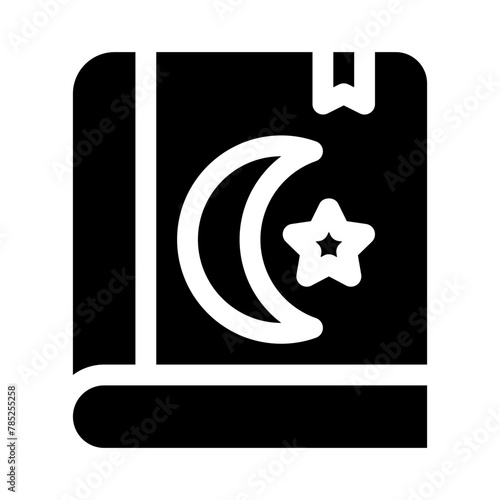 Quran glyph icon