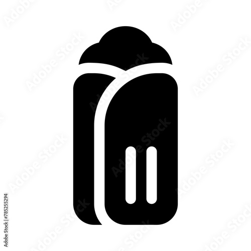 shawarma glyph icon