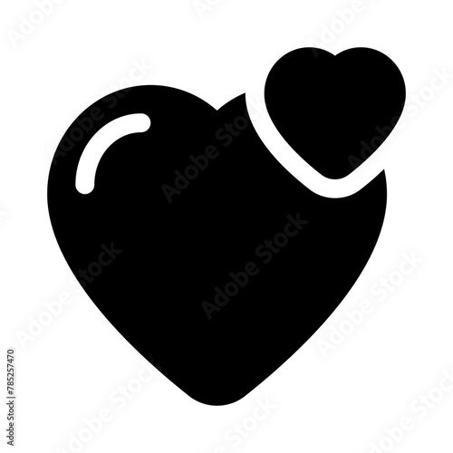 heart glyph icon