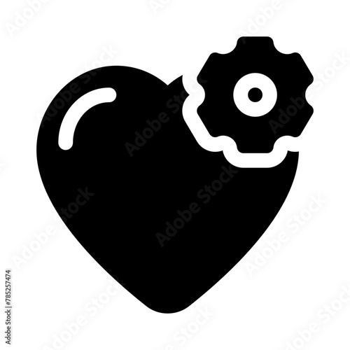 heart glyph icon