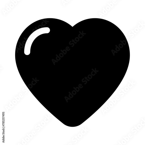 heart glyph icon