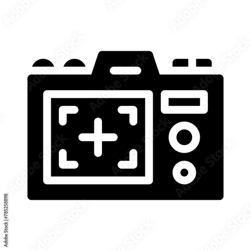 dslr glyph icon