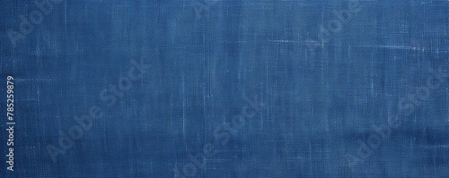 Navy Blue canvas texture background, top view. Simple and clean wallpaper with copy space area for text or design