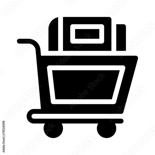 bookstore glyph icon