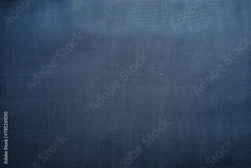 Navy Blue canvas texture background, top view. Simple and clean wallpaper with copy space area for text or design