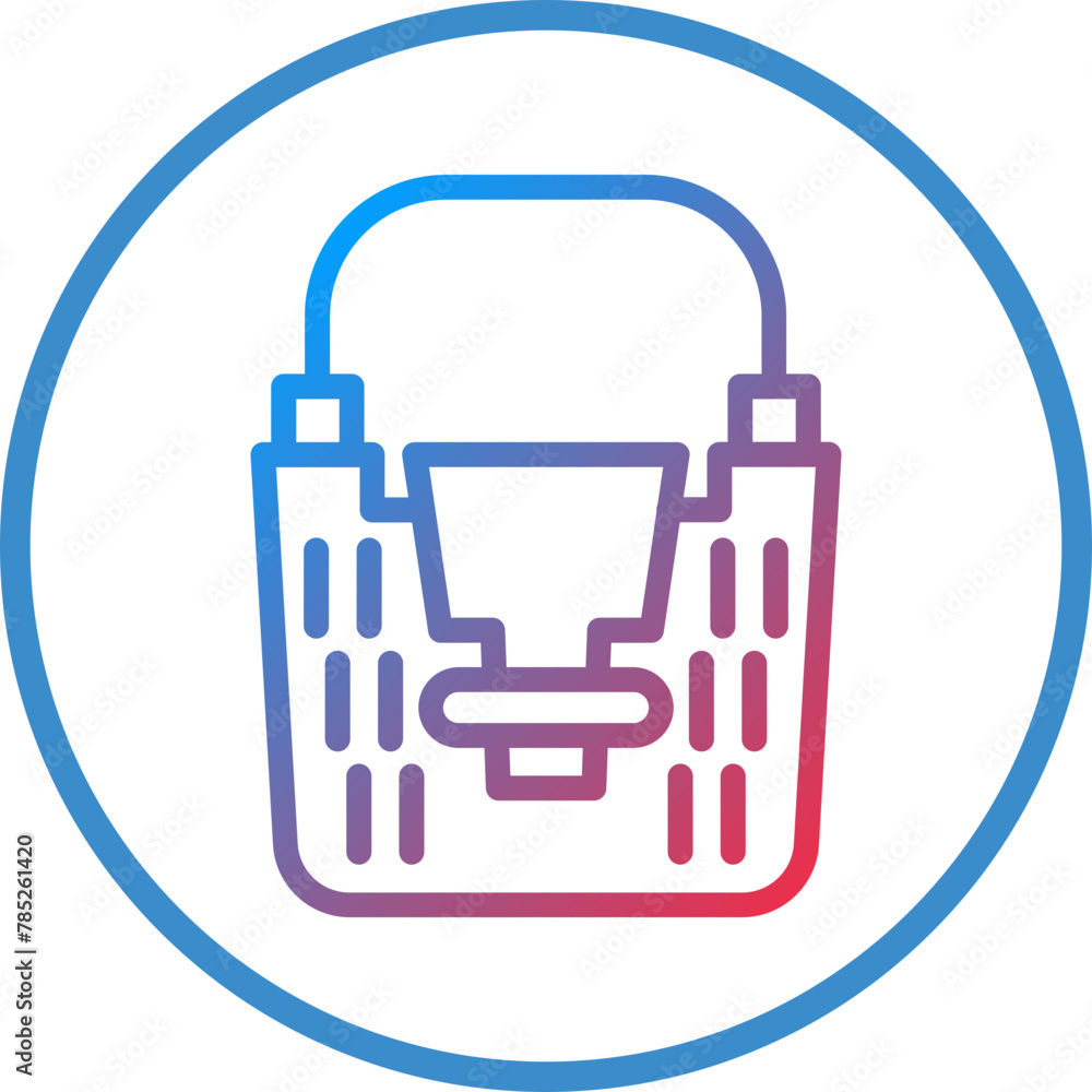 Vector Design Handbag Icon Style Vector Design Handbag Icon Style