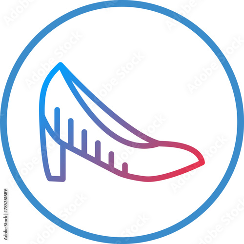 Vector Design High Heels Icon Style