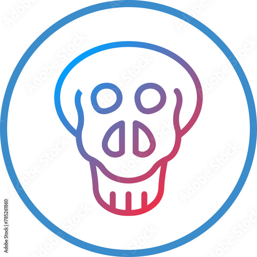 Vector Design Skull Icon Style
