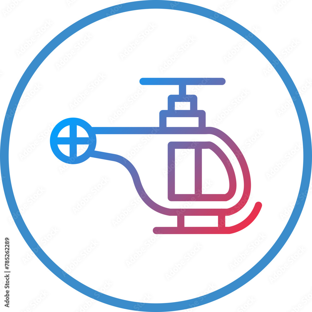 Vector Design Helicopter Icon Style Vector Design Helicopter Icon Style